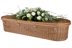 Curved Willow Coffin