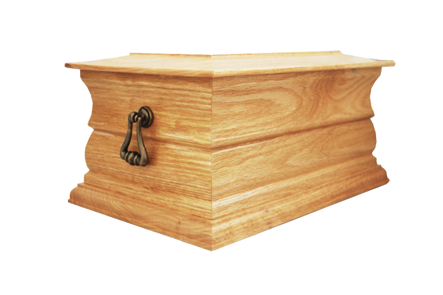 Solid OAk Ashes Casket